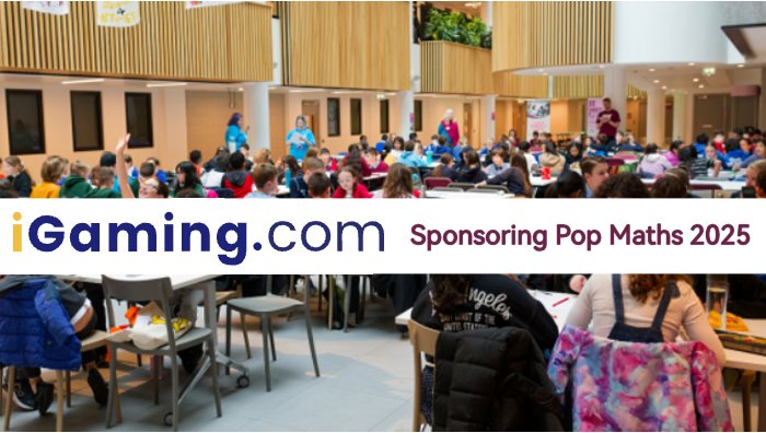 iGaming sponsoring Pop Maths 2025