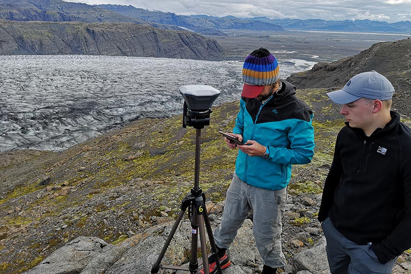 Field work in Iceland