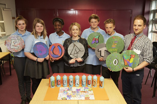 Students from Sheffield Institute of Education Art Project