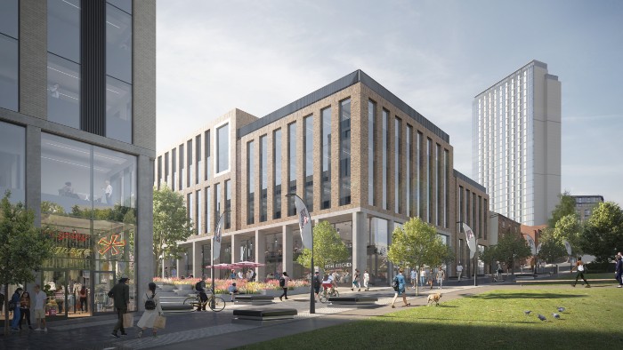 An artists impression of the campus masterplan designs