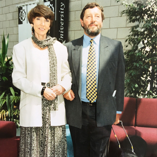 Diana Green with David Blunkett in 1998