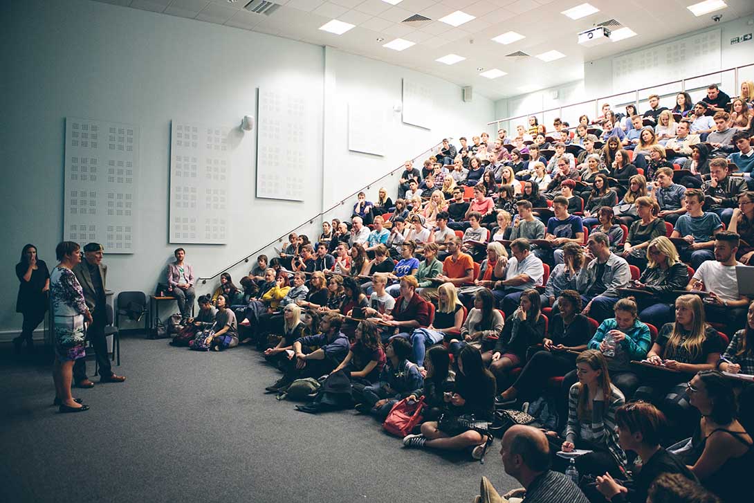 View of lecture theatre interior