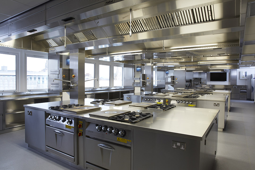 Commercial and test kitchens in the Owen Building