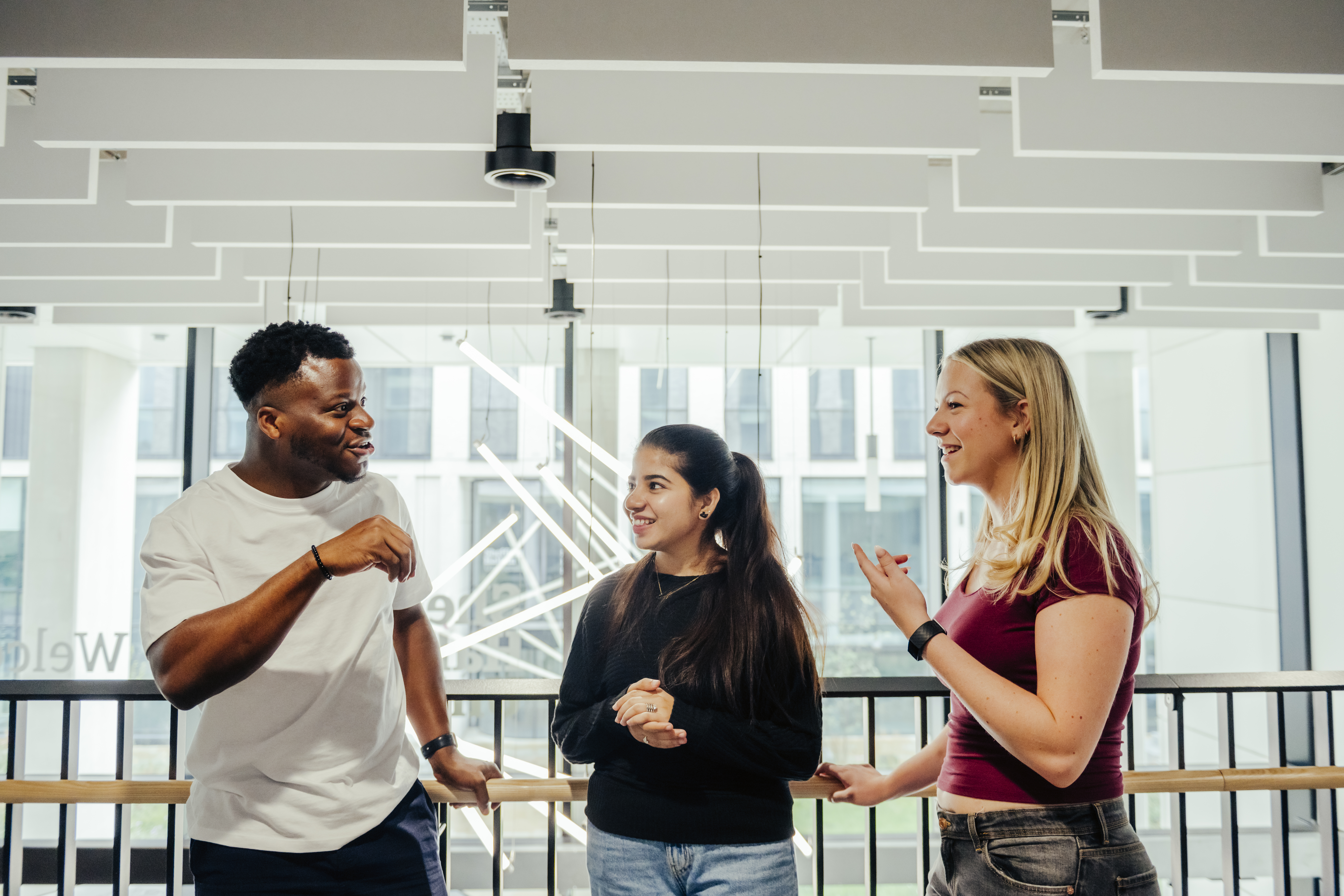 Students socialising