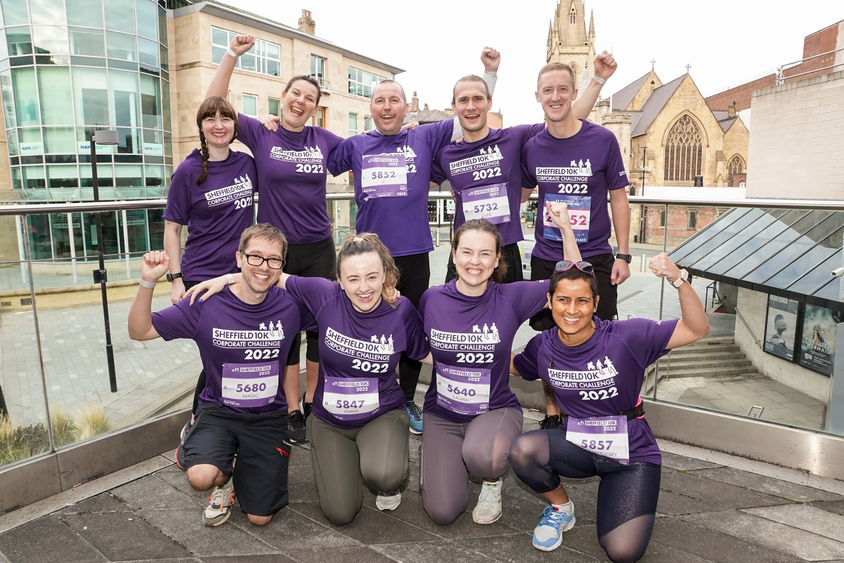 Sheffield Hallam Runners cheering