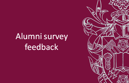 Alumni survey 2020 - thank you for your feedback!    