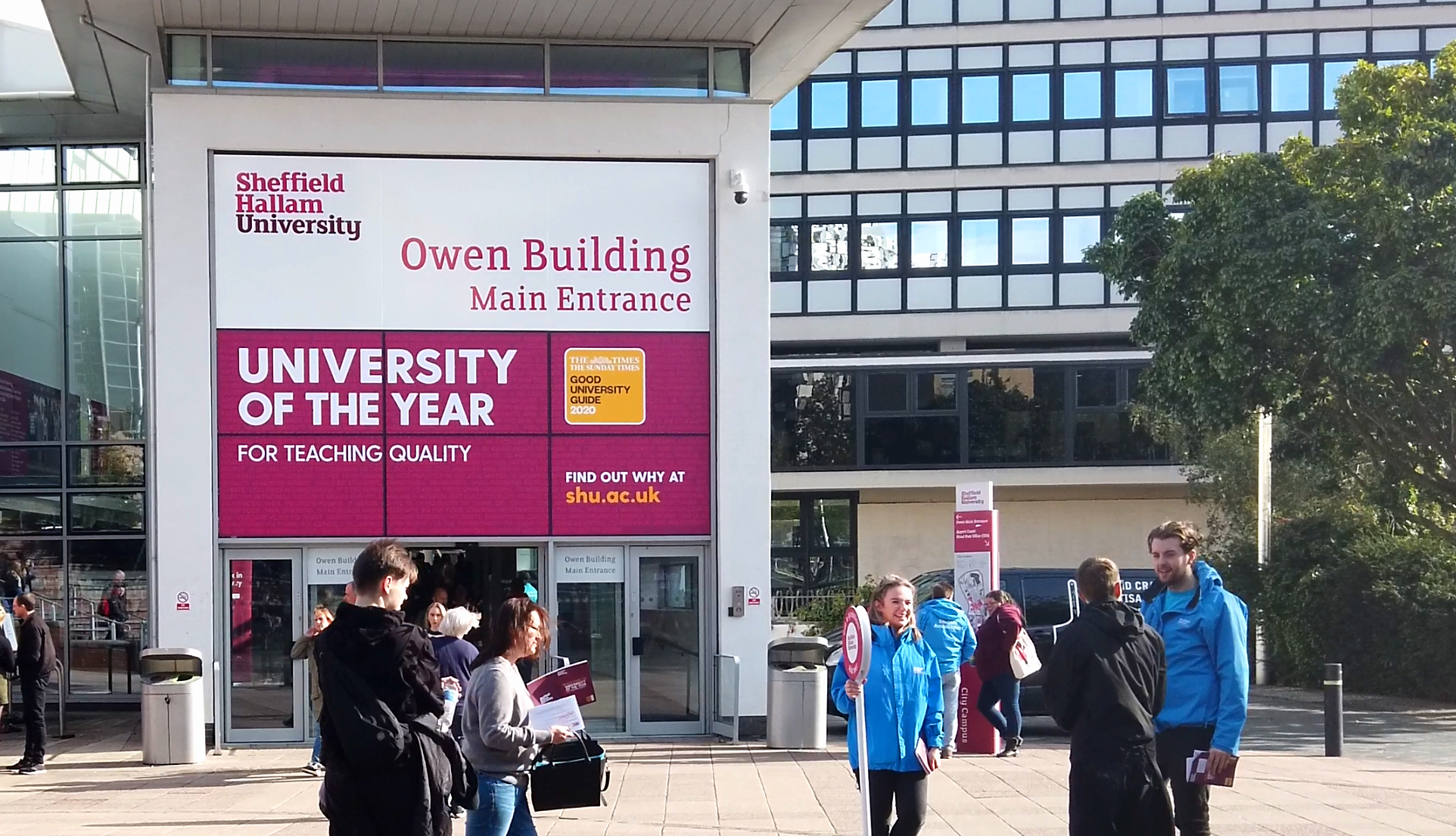 Sheffield Hallam named University of the Year for Teaching Quality