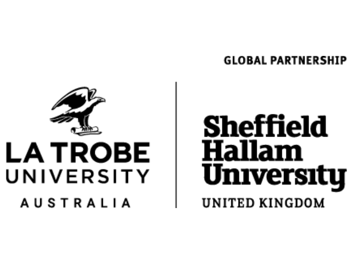 Sheffield Hallam University and La Trobe University partnership logo