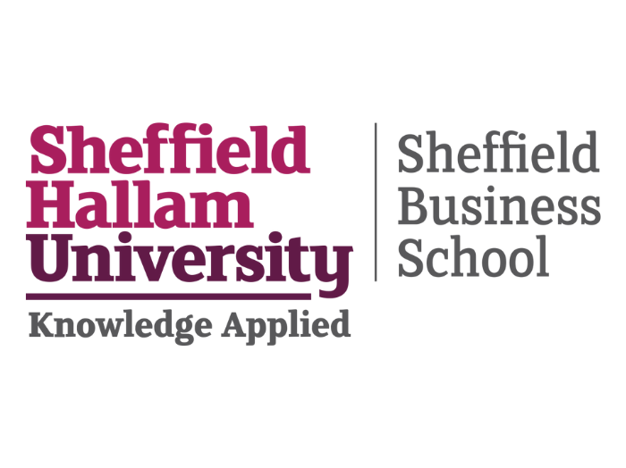 Sheffield Business School logo with knowledge applied strapline