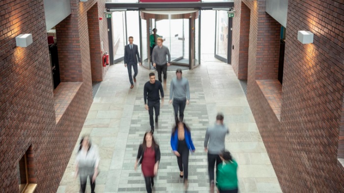 Atrium in the Charles Street Building
