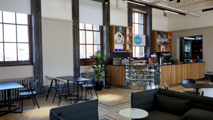 Post Office Building atrium open space