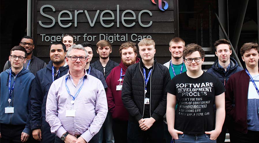 The Servelec digital academy of degree apprentices