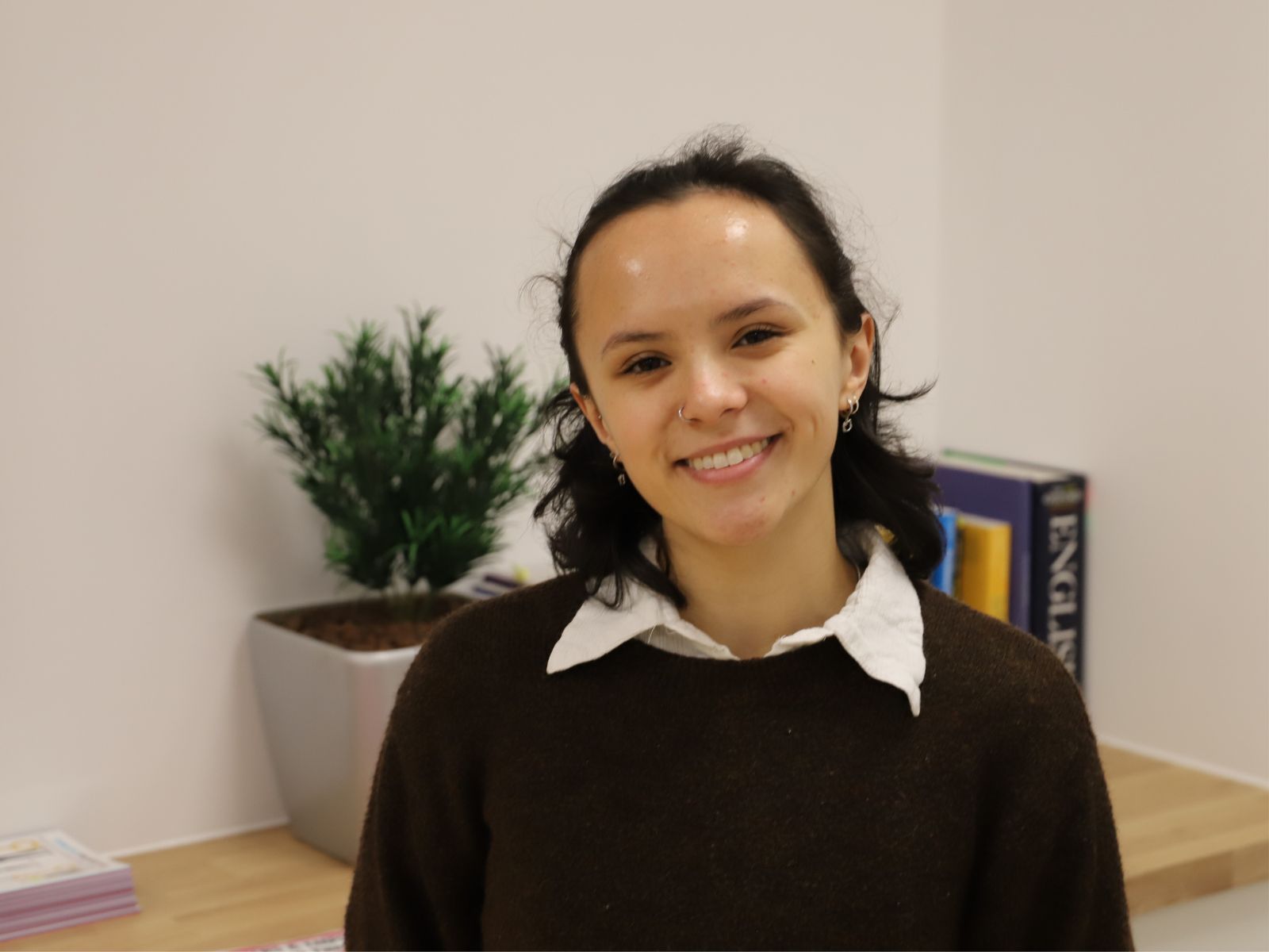 Student in the Careers Hub