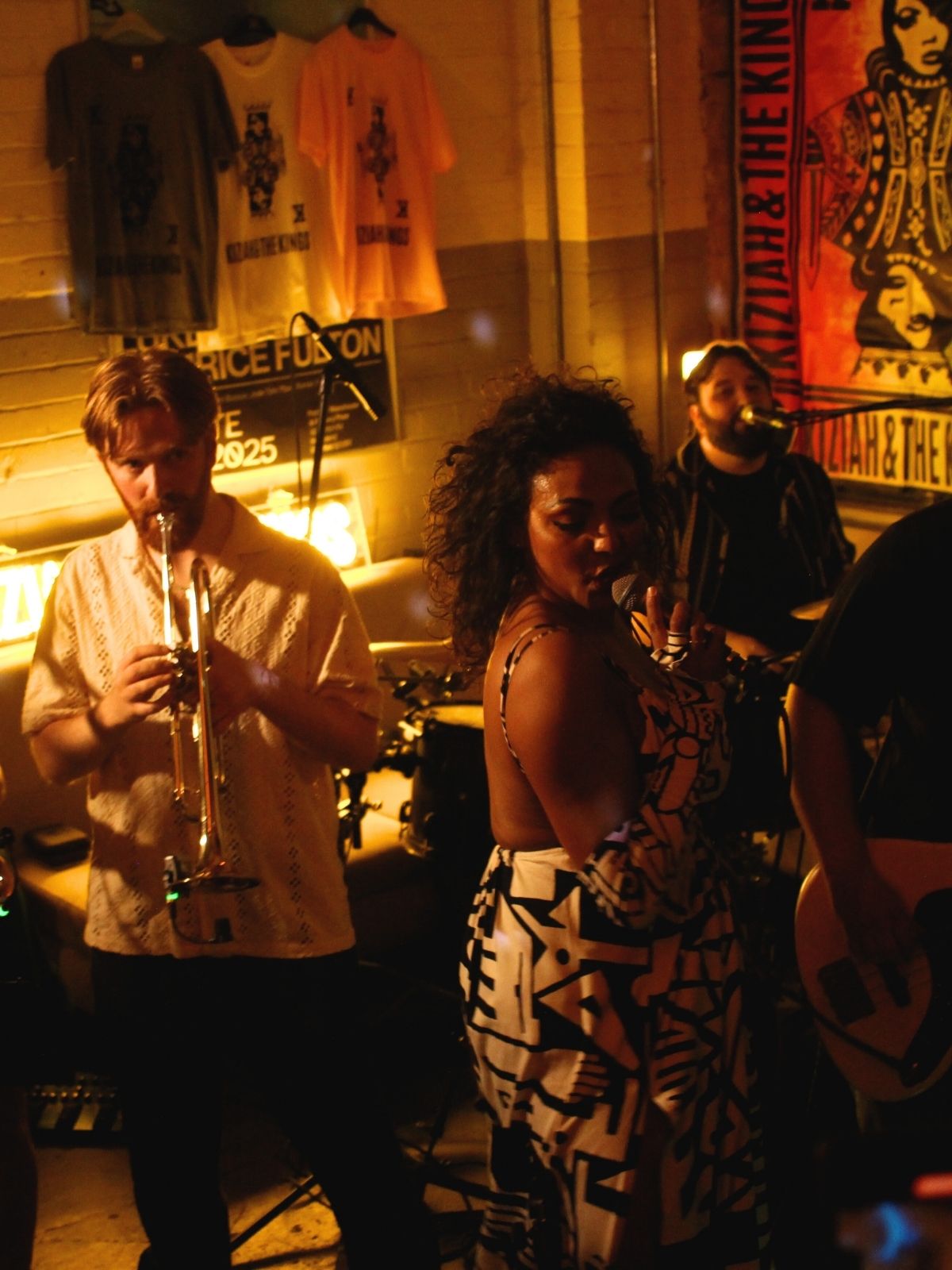 Performers at an event