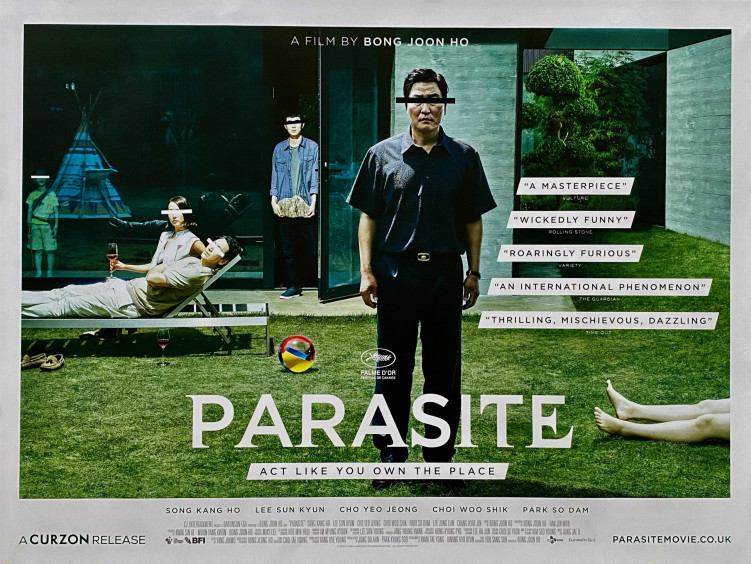 Movie poster for Parasite 2019