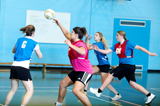Netball – 6.30pm every Tuesday in the City sports hall