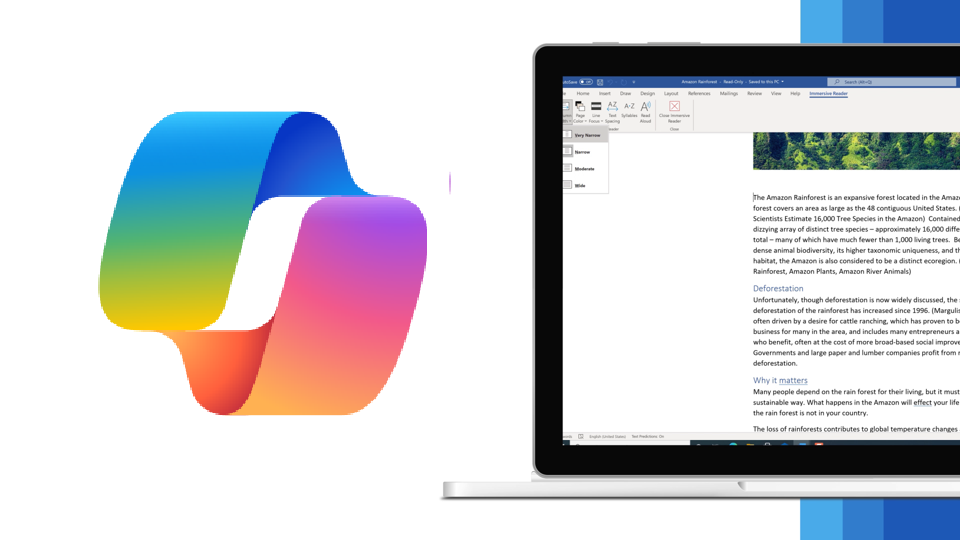 Copilot and Immersive Reader