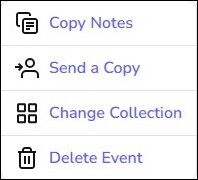 screenshot of menu after importing slides 