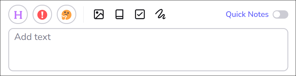 the annotation tool bar 