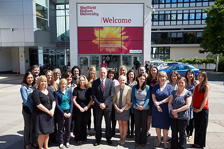 Sheffield Hallam University International Office Staff