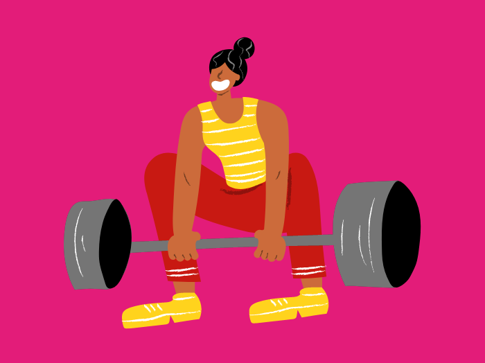 Weightlifting graphic 
