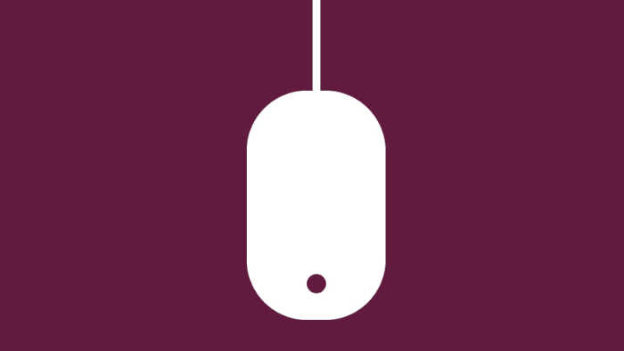 An icon of a computer mouse 
