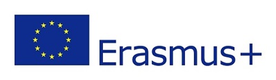 EU flag with Erasmus+ logo