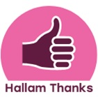Hallam Thanks logo