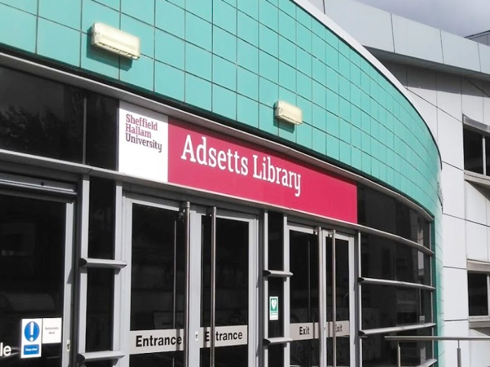 adsetts library entrance