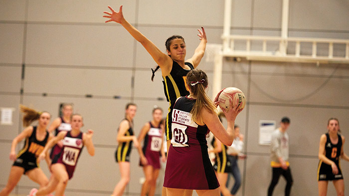 A game of netball