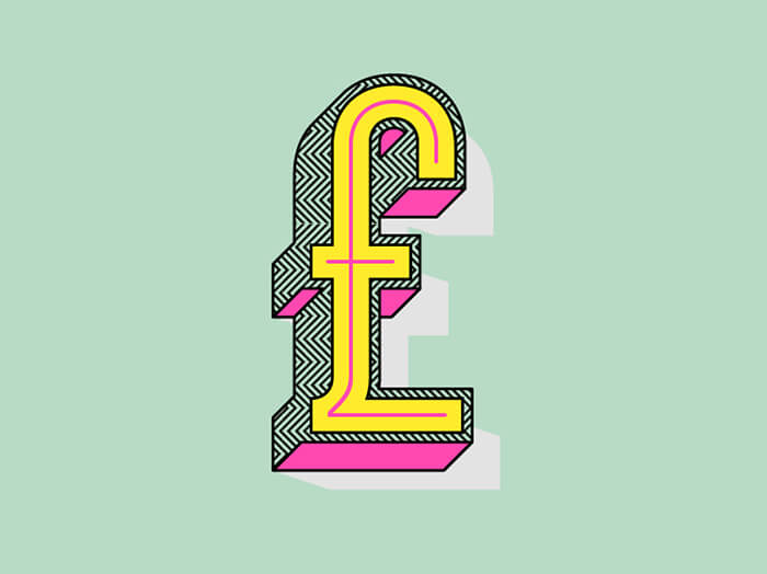 A pound sterling symbol