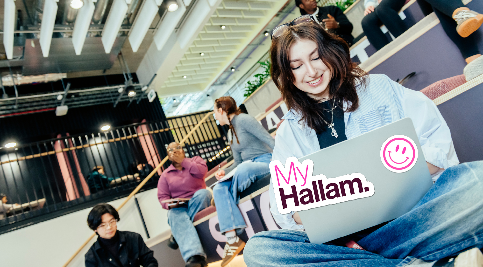Students on campus