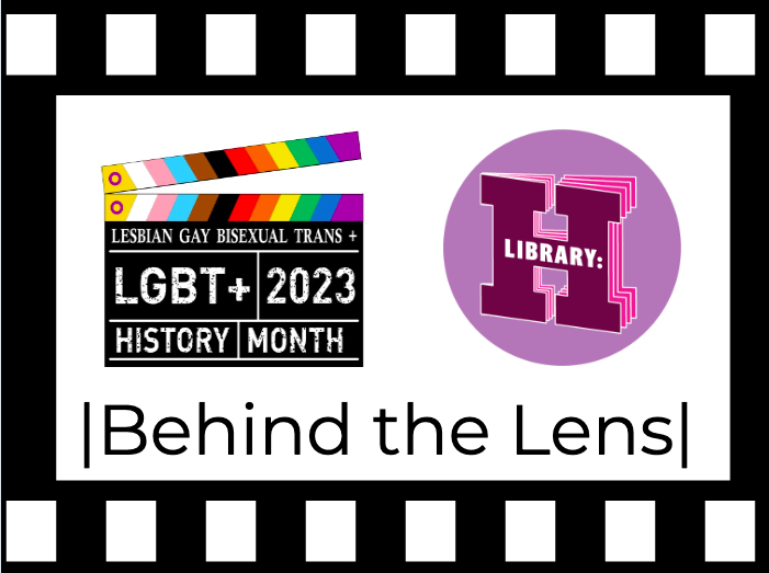 LGBT Month behind the lens logo