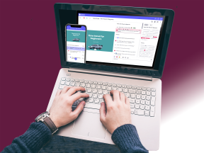 Laptop with genio app on screen