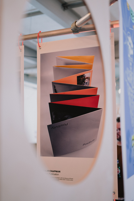 A photograph from the 2021 Graphic Design Exhibition