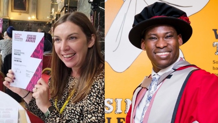 Lucy Mottram and Francis Awolowo