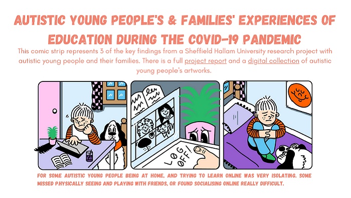 Autism in education comic strip