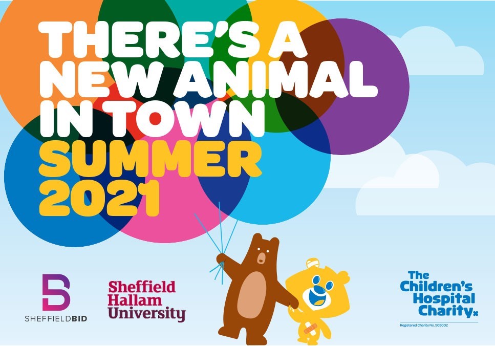 Three ‘talking’ bears in pawsition around Sheffield Hallam University