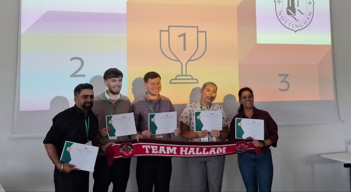 Bentley Logithon Sheffield Hallam team