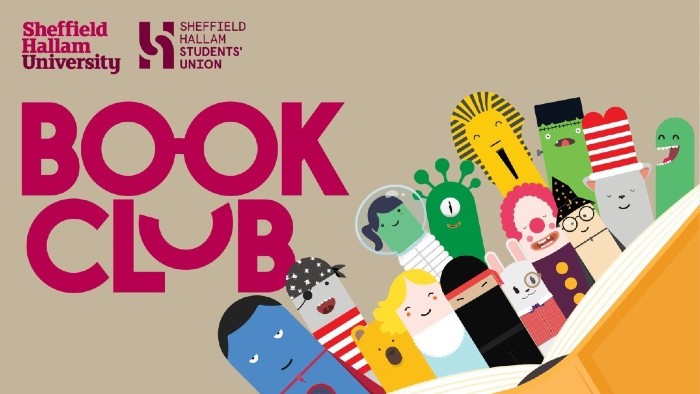 The logo for the Sheffield Hallam Book Club