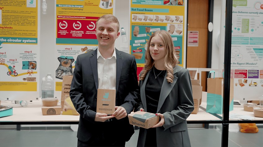 Sheffield Hallam students design new sustainable packaging for Deliveroo