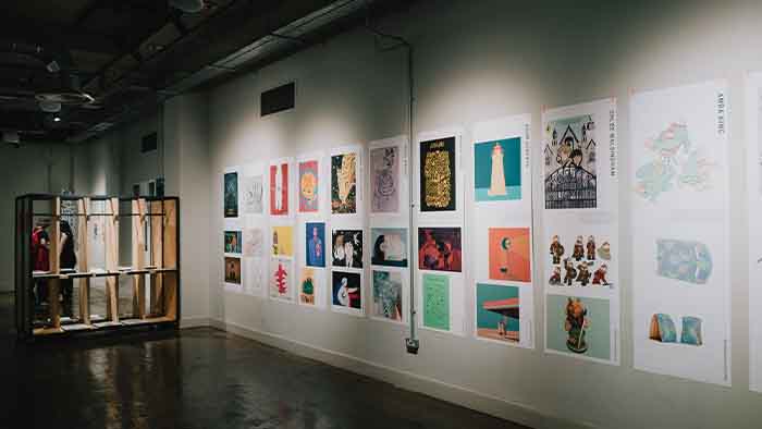 Illustration exhibition from Future Now Festival 2022