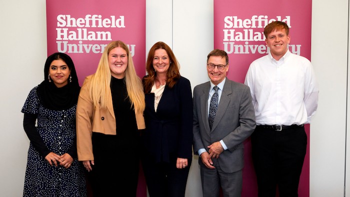 Education secretary hails Sheffield Hallam’s degree apprenticeship provision as ‘ground-breaking’ during university visit