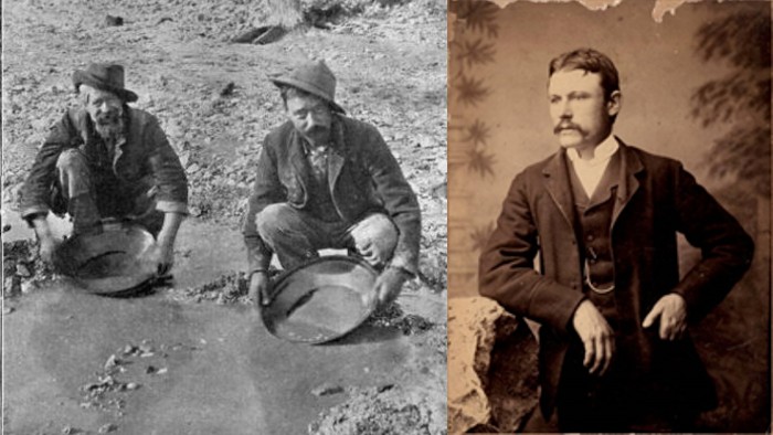 From left, gold miners in Victoria and John Dickinson who migrated from Yorkshire as part of the gold rush to Australia..