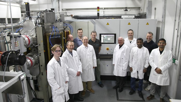 Photo of HIPIMS team in the lab