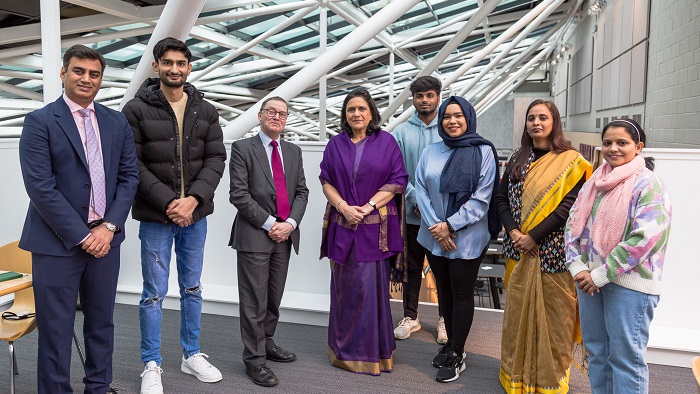 Sheffield Hallam University welcomes High Commissioner of India