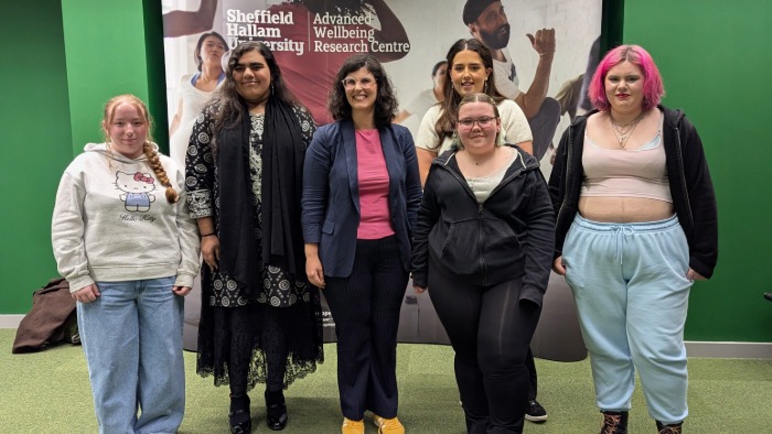 Layla Moran MP meets with children and young people at the AWRC.