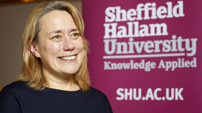 Liz Mossop, the new Sheffield Hallam Vice-Chancellor