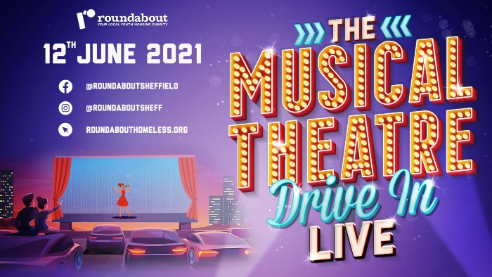 A poster for the Musical Theatre Drive-In event which is happening on Saturday 12 June 2021