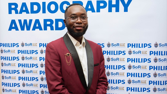 Raymond Amoako at the Radiography Awards 